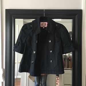 Juice Couture Cropped Jacket w/ Buckles size Petit